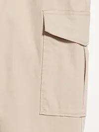 Straight Refined Tailored Cargo Pants - Beige — view 5