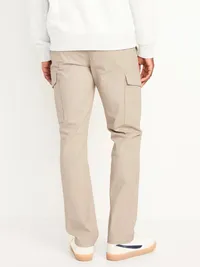 Straight Refined Tailored Cargo Pants - Beige — view 2