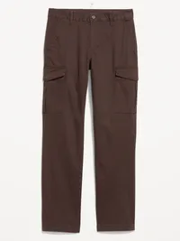 Straight Refined Tailored Cargo Pants - Brown — view 2