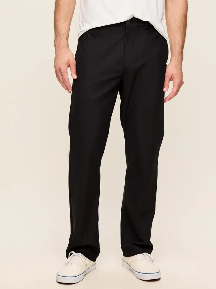 Straight Tech Hybrid Pants - Black Jack