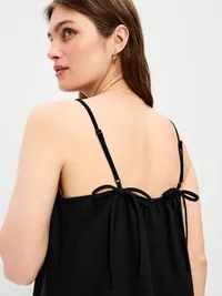 Strappy Mini Shift Dress - Black Jack — view 3