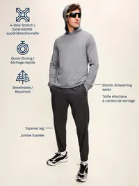 StretchTech Workout Joggers - Black Jack — view 4