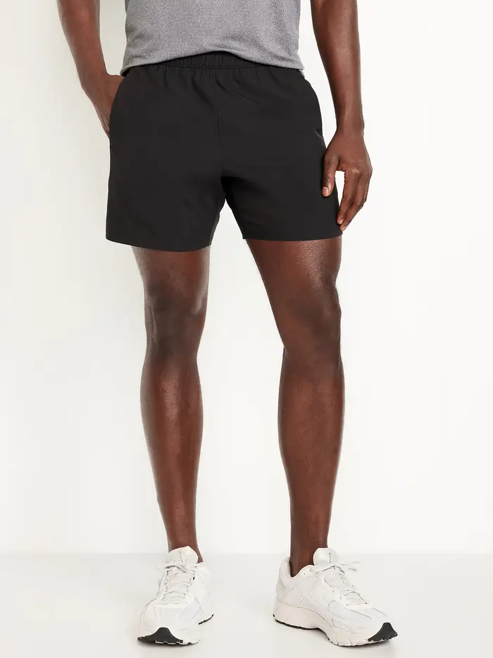 StretchTech Workout Shorts -- 5-inch inseam - Black Jack