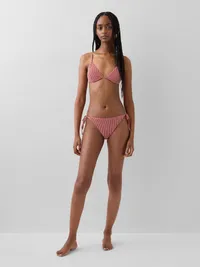 String Bikini Bottom - Red gingham — view 3