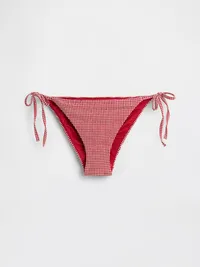String Bikini Bottom - Red gingham — view 5