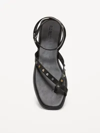 Studded Toe-Strap Sandals - Black Jack — view 3