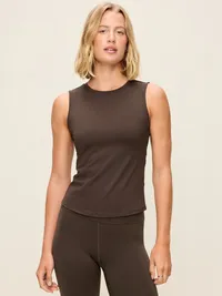 StudioSmooth Base Layer Tank Top - Black Coffee — view 3