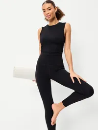 StudioSmooth Base Layer Tank Top - Black Jack — view 3