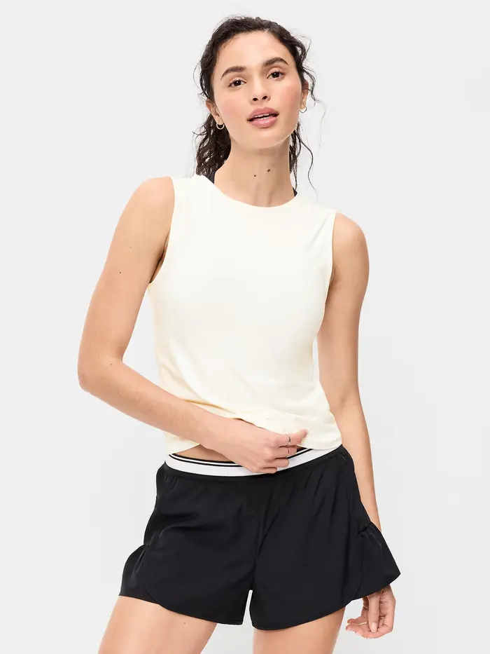 StudioSmooth Base Layer Tank Top - Magnolia