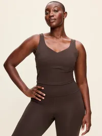 StudioSmooth Longline Top - Black Coffee — view 5