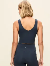 StudioSmooth Longline Top - Dusk Navy — view 2