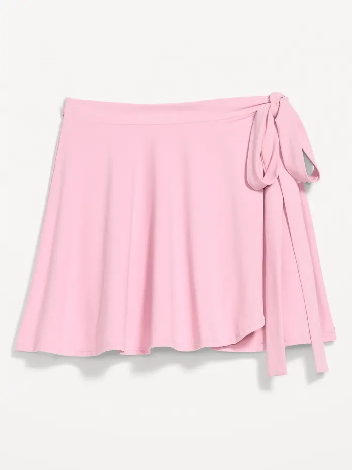 StudioSmooth Mini Wrap Skirt - Bergamot