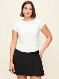 StudioSmooth Short-Sleeve Base Layer Top - Magnolia — view 5