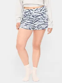 Sunday Sleep Knit Jersey Short - Zebra — view 5