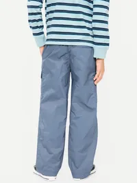 Super Baggy Belted Pull-On Cargo Pants for Boys - Wintry Waters — view 2
