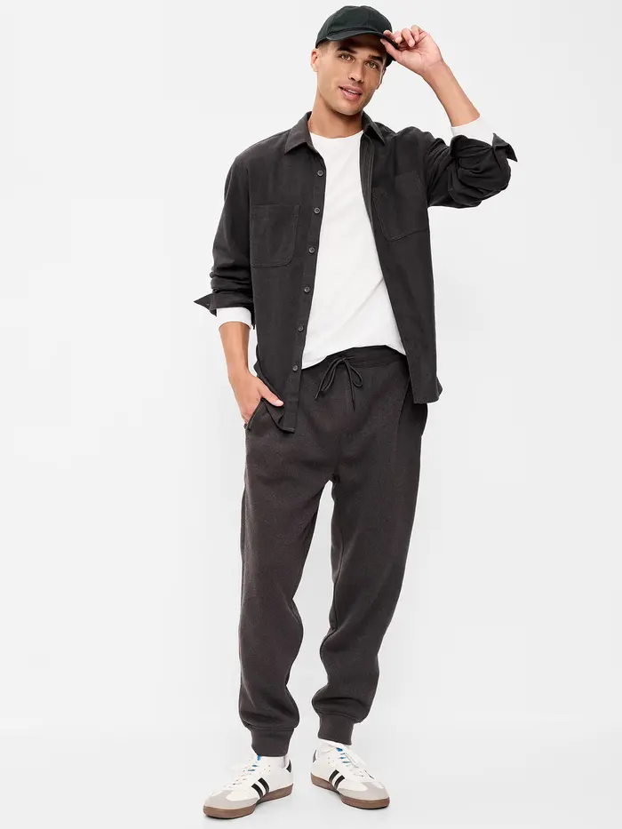 Sweater Fleece Joggers - Black Jack