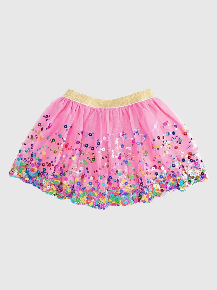 Sweet Wink Confetti Tutu - Raspberry
