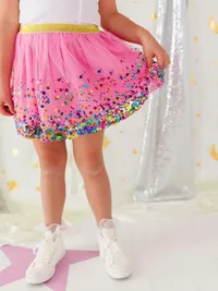 Sweet Wink Confetti Tutu - Raspberry — view 2