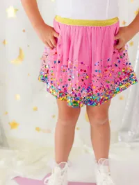 Sweet Wink Confetti Tutu - Raspberry — view 3