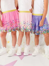 Sweet Wink Confetti Tutu - Raspberry — view 4