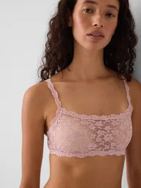 Textured Lace Bralette - Primitive pink — view 3