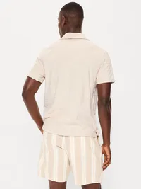 Textured Terry Polo - Wish Bone — view 2