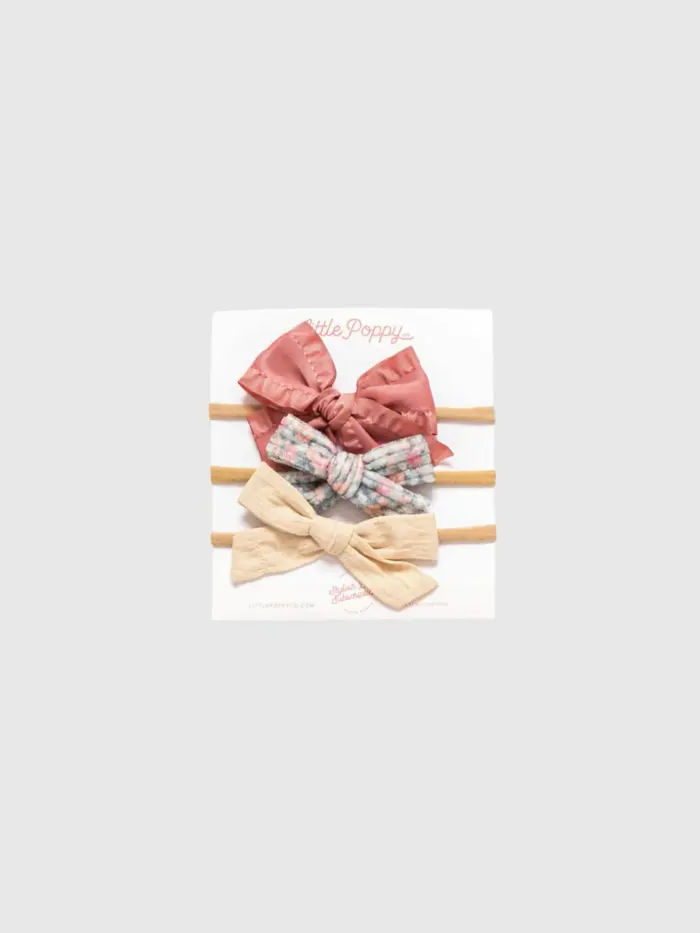 The Adaline Headband Bow Set - Multi