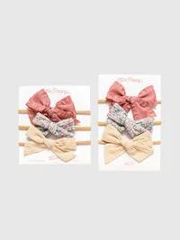 The Adaline Headband Bow Set - Multi — view 2