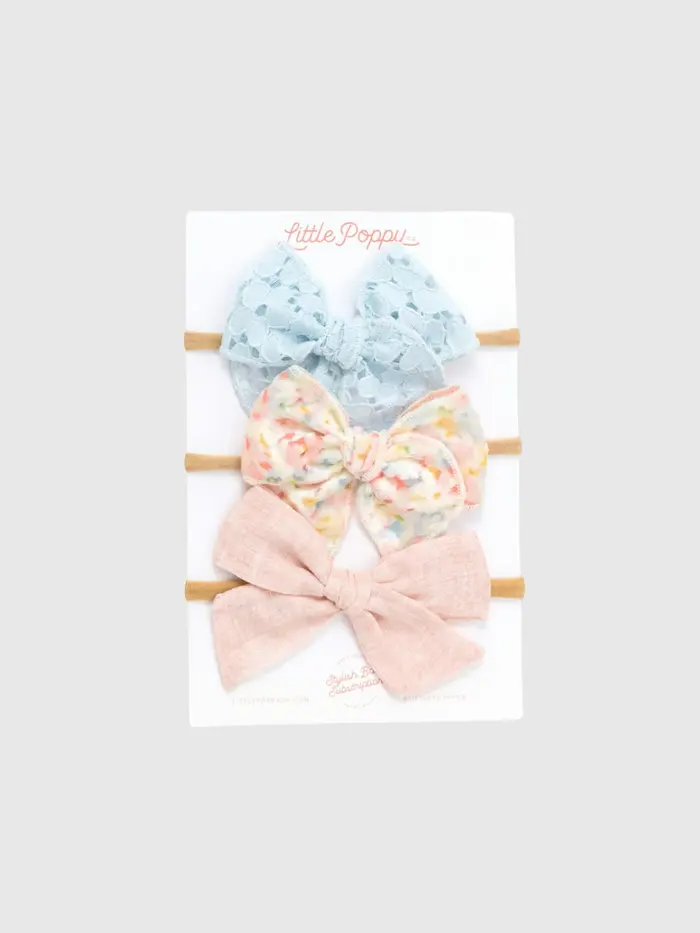 The Hannah Headband Bow Set - Multi