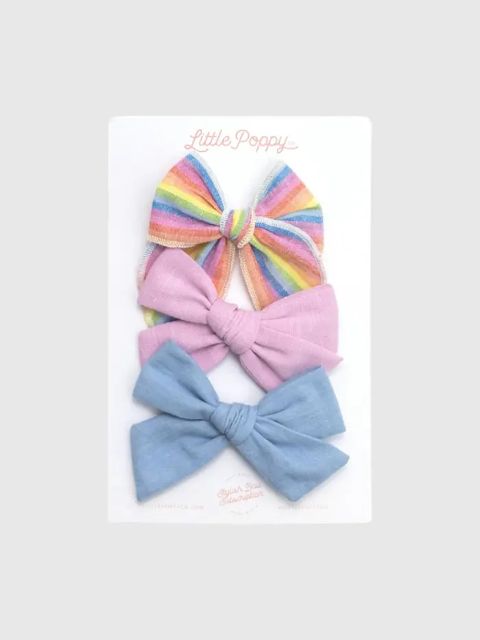 The James Bow Clip Set - Multi