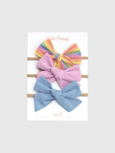The James Headband Bow Set - MULTI