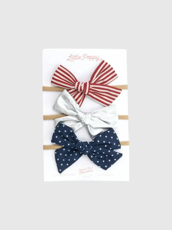 The Lauren Headband Bow Set - MULTI
