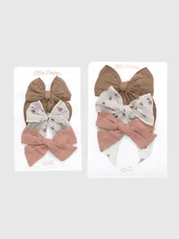 The Monet Bow Clip Set - Multi — view 2