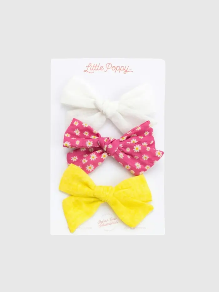 The Rebecca Bow Clip Set - Multi