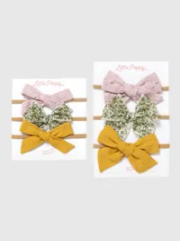 The Savannah Headband Bow Set - Multi — view 2