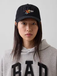 The Simpsons BAD Logo Baseball Hat - Black — view 2