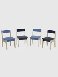 Toddler Table and Chairs Set - Navy — view 4