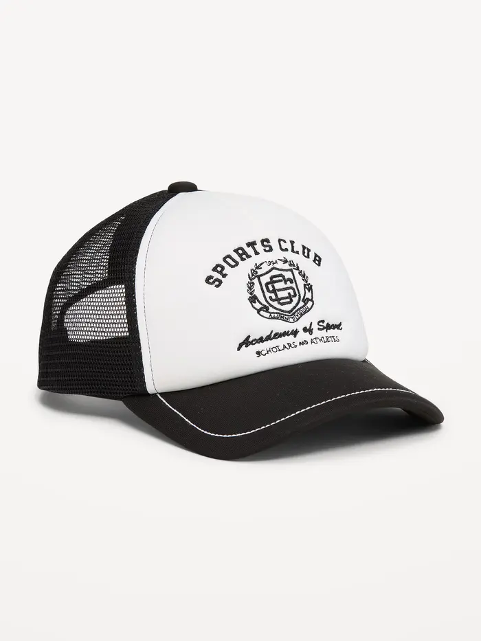 Trucker Hat for Boys - Black Combo