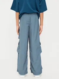 Ultra Baggy Pull-On Cargo Pants for Boys - Wintry Waters — view 2