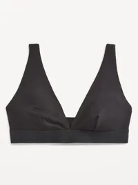 Ultra-Ribbed Bralette - Black Jack — view 3