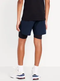 UltraBase Base Layer Shorts for Boys - Black Jack — view 2