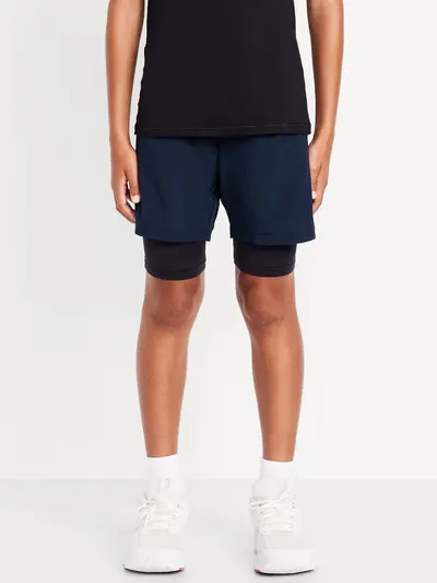 UltraBase Base Layer Shorts for Boys - Black Jack