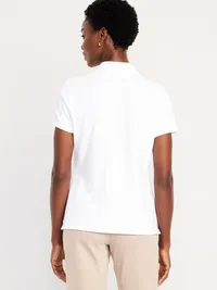 Uniform Pique Polo - Bright White — view 2