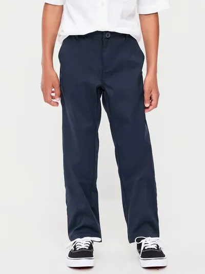 Uniform Straight Leg Tech Pants for Boys - In the Navy