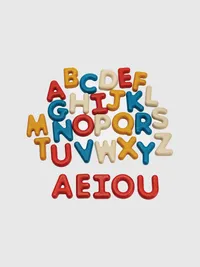Upper Case Alphabet Language Skills Set - Multi — view 2