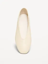 V-Cut Ballet Flats - Butter — view 3