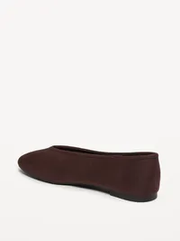 V-Cut Ballet Flats - Chocolate — view 5