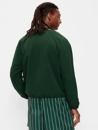 V-Neck Pullover Windbreaker - Plant Life — view 2
