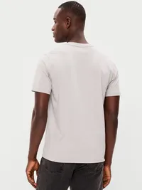V-Neck T-Shirt - Grayscale — view 2