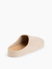 Vegan Suede Clogs - Cobblestone beige — view 3